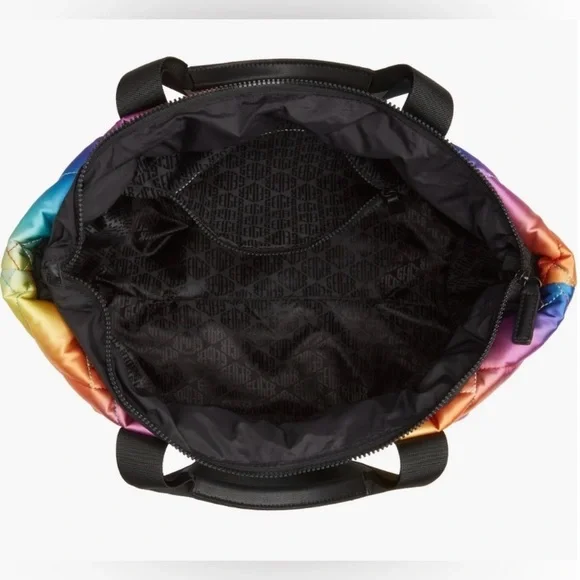 Kurt Geiger London Colorful Quilted Shopper Tote NWT - Picture 5 of 6